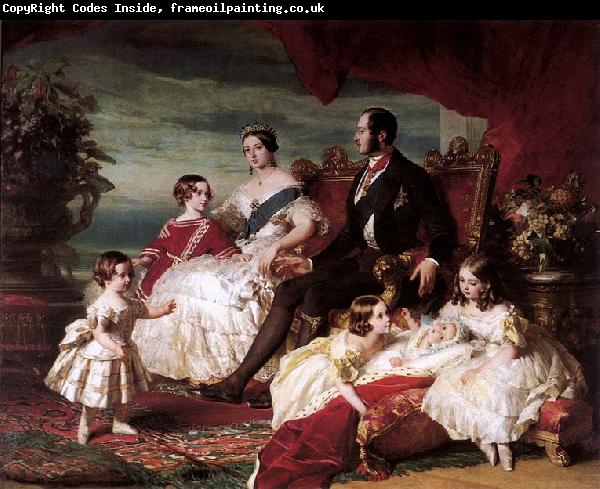 Franz Xaver Winterhalter Portrait of Queen Victoria, Prince Albert, and their children